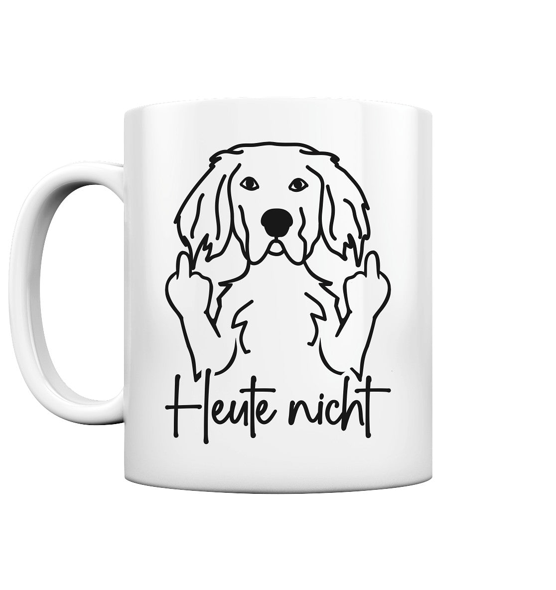 Heute nicht - English Setter - Tasse glossy