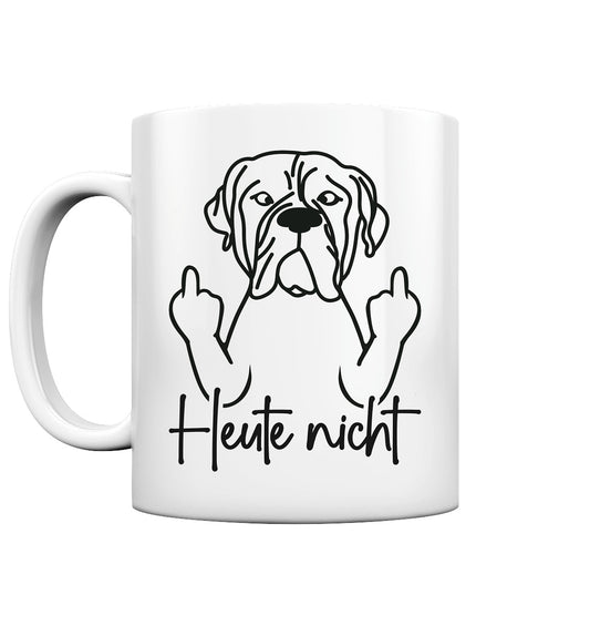 Heute nicht - Bullmastiff - Tasse glossy