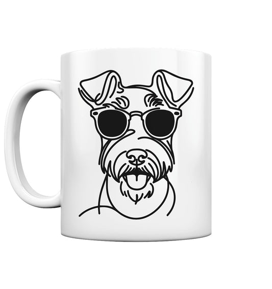 Line Art - Cooler Irish Terrier - Tasse glossy