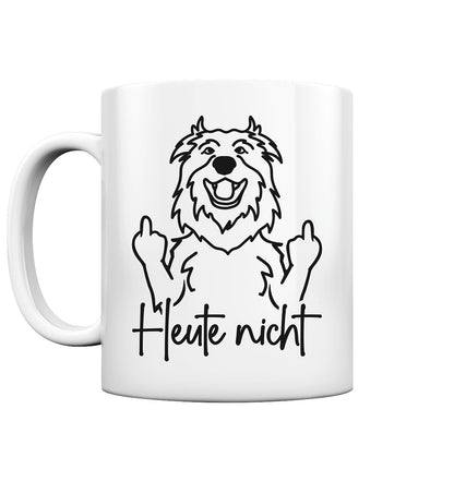 Heute nicht - Australian Shepherd - Tasse glossy
