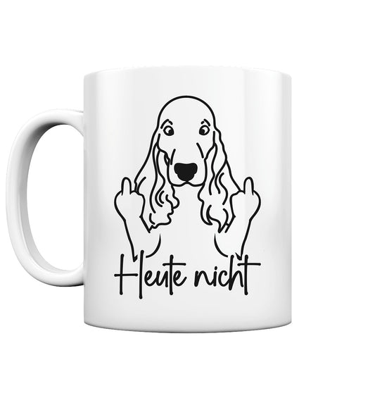 Heute nicht - Cocker Spaniel - Tasse glossy