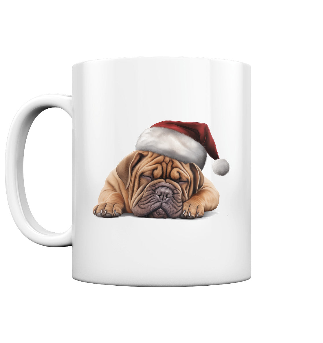 X-mas Bordeauxdogge - Tasse glossy