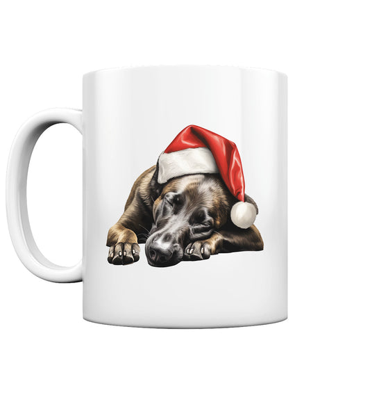 X-mas Holländischer Schäferhund - Tasse glossy