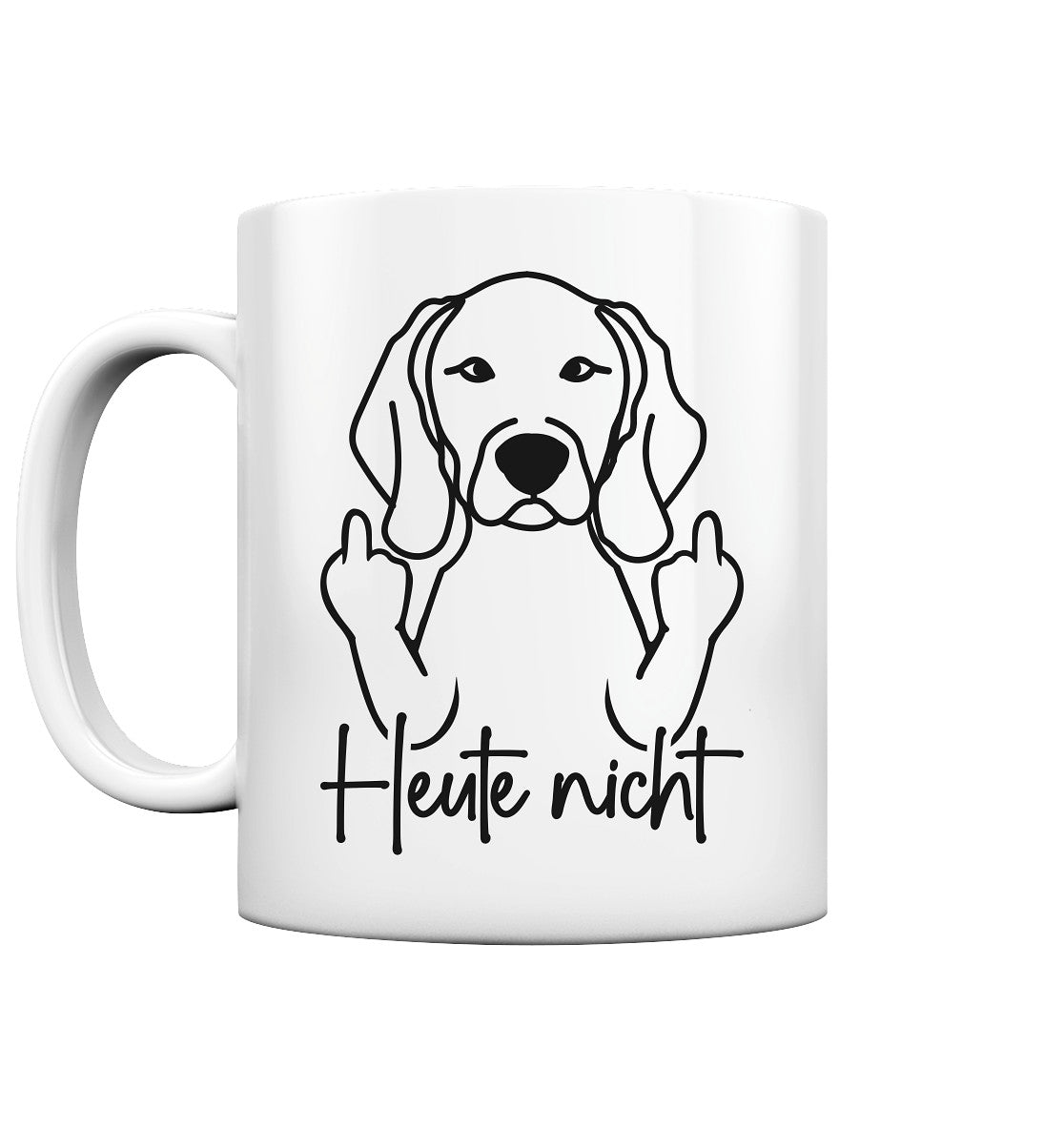 Heute nicht - Weimaraner - Tasse glossy