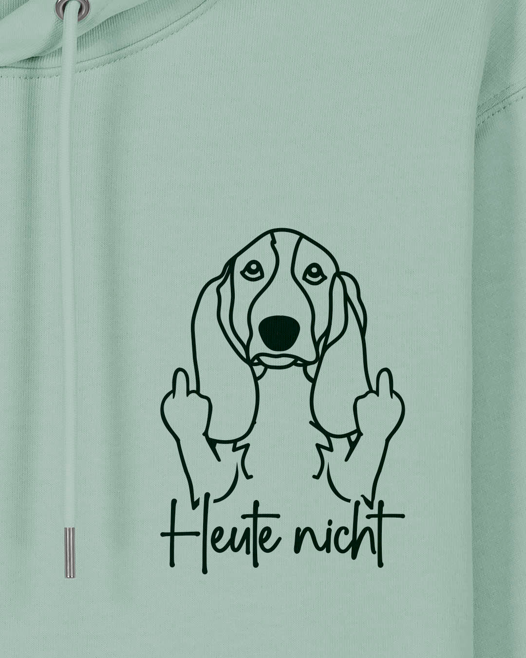 Heute nicht - Basset Hound - Motiv