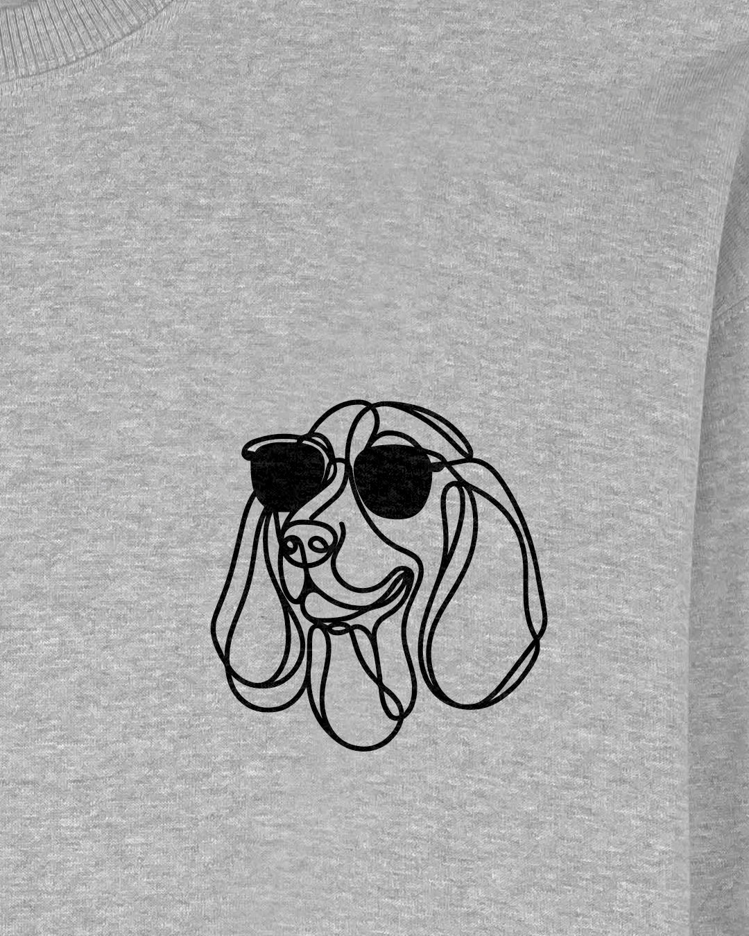 Line Art - Cooler Basset Hound - Motiv