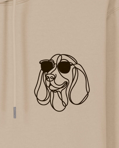 Line Art - Cooler Basset Hound - Motiv