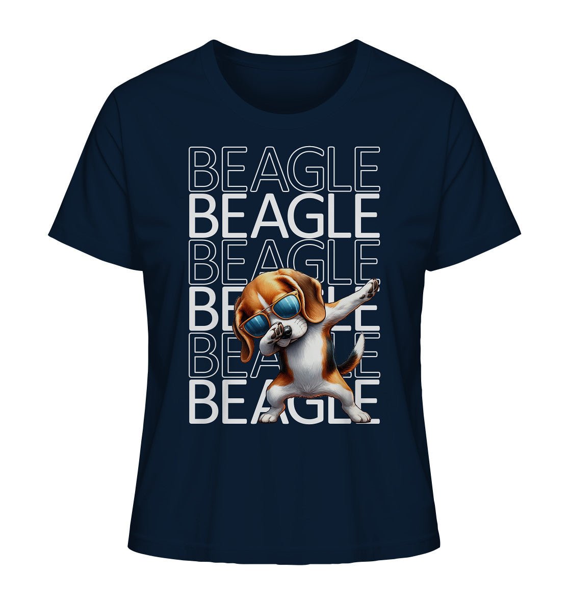 Beagle Dab - Ladies Organic Shirt - Multitalenty