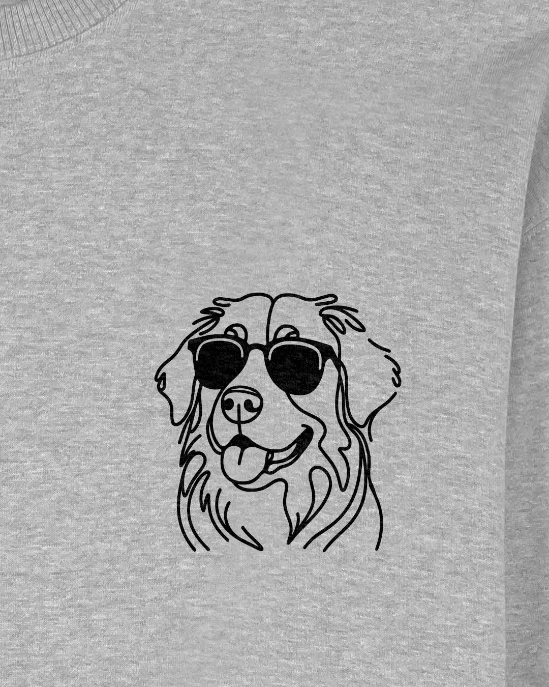 Motiv nah -  Line Art - Cooler Berner Sennenhund