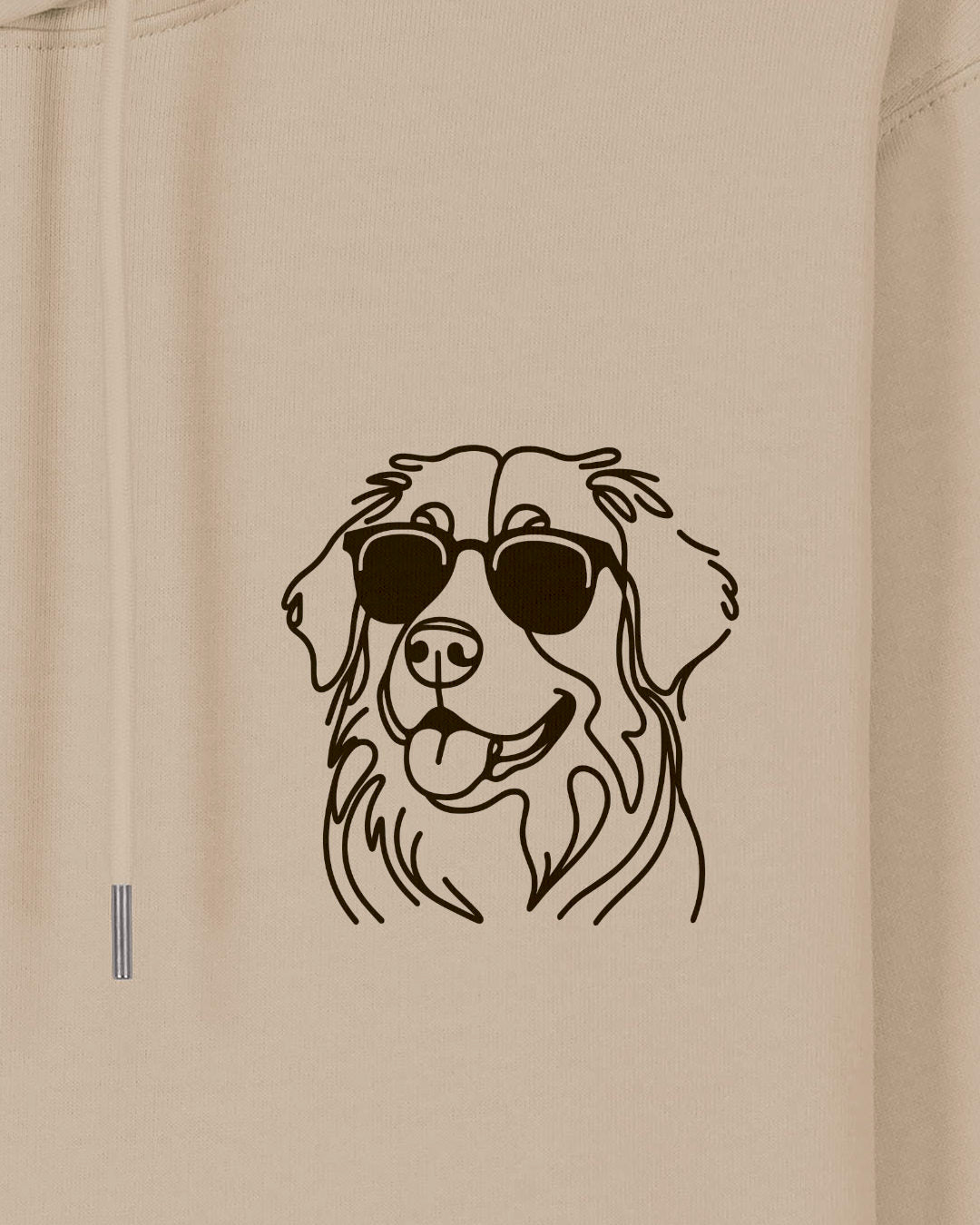 Line Art - Cooler Berner Sennenhund - Motiv