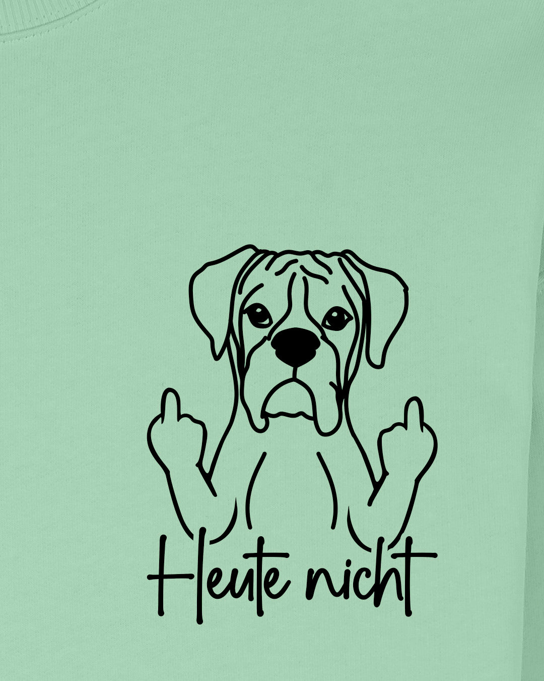 Heute nicht - Boxer - Motiv