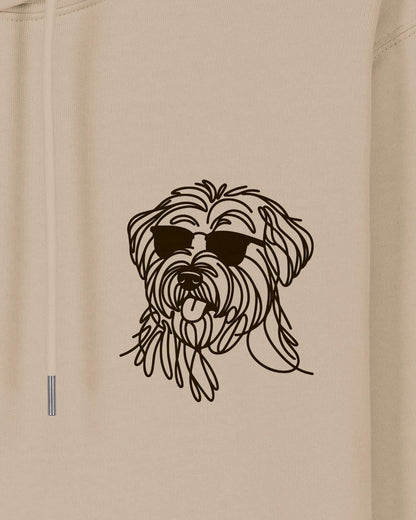 Line Art - Cooler Briard - Motiv