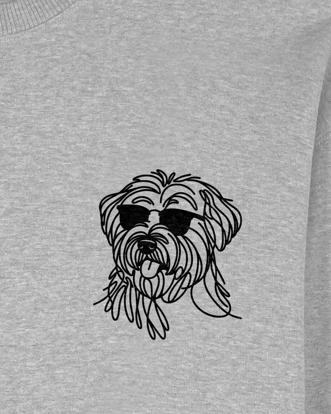 Line Art - Cooler Briard - Motiv