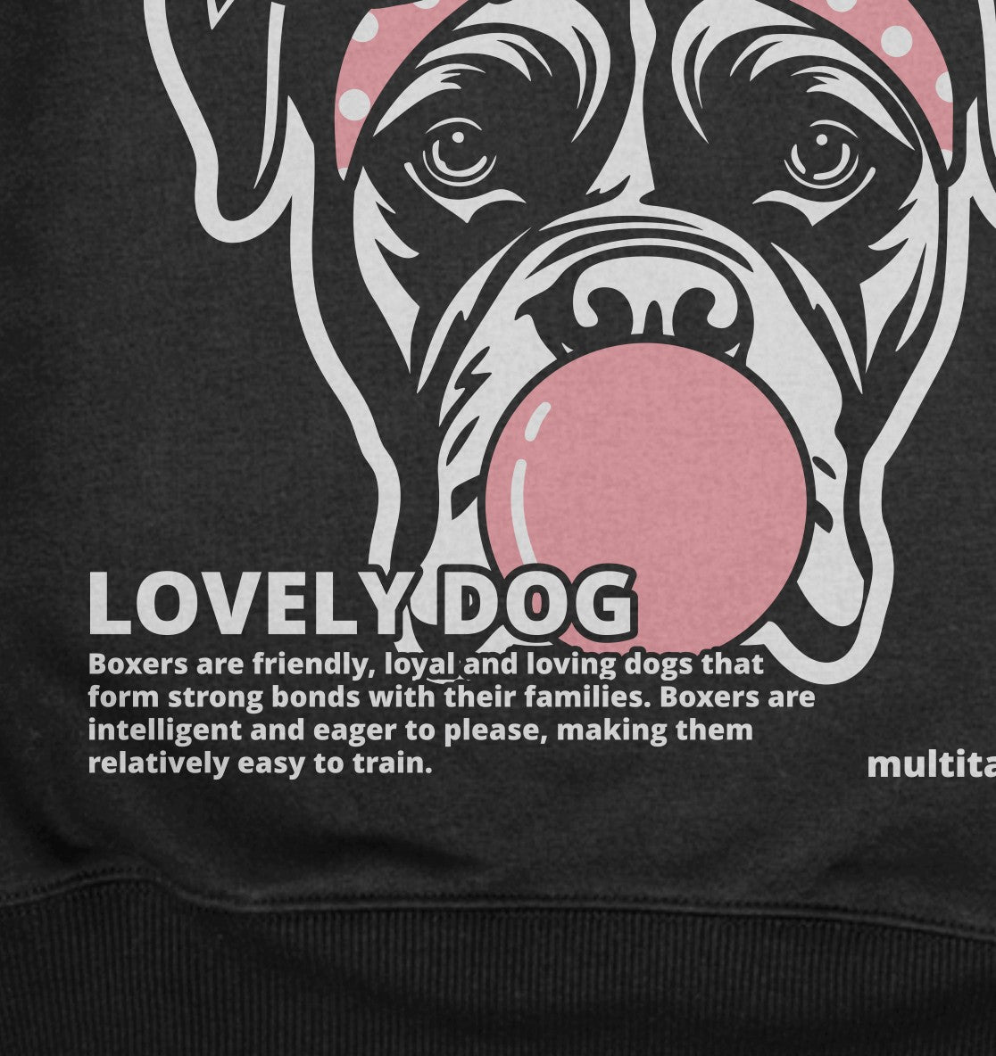 Bubble Gum Boxer (rosa) - Detailansicht