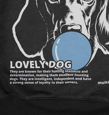 Bubble Gum Dachshund (blau) - Detailansicht