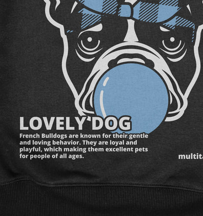 Bubble Gum Frenchie (blau) - Detailansicht