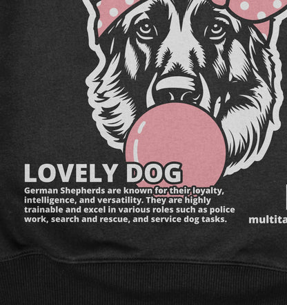 Bubble Gum German Shepherd (rosa) - Detailansicht