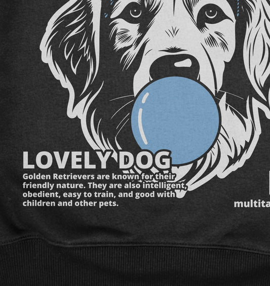 Bubble Gum Golden Retriever (blau) - Detailansicht