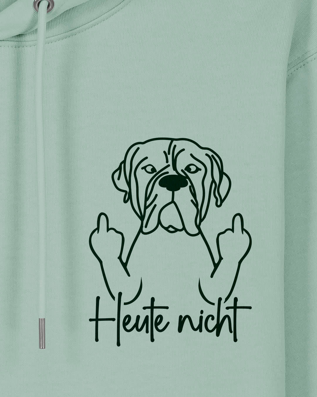 Heute nicht - Bullmastiff - Motiv