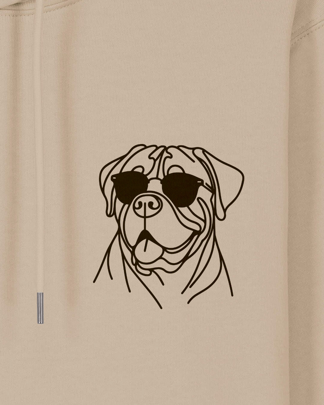 Line Art - Cooler Bullmastiff - Motiv