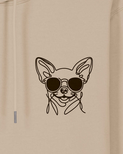 Line Art - Cooler Chihuahua (Kurzhaar) - Motiv