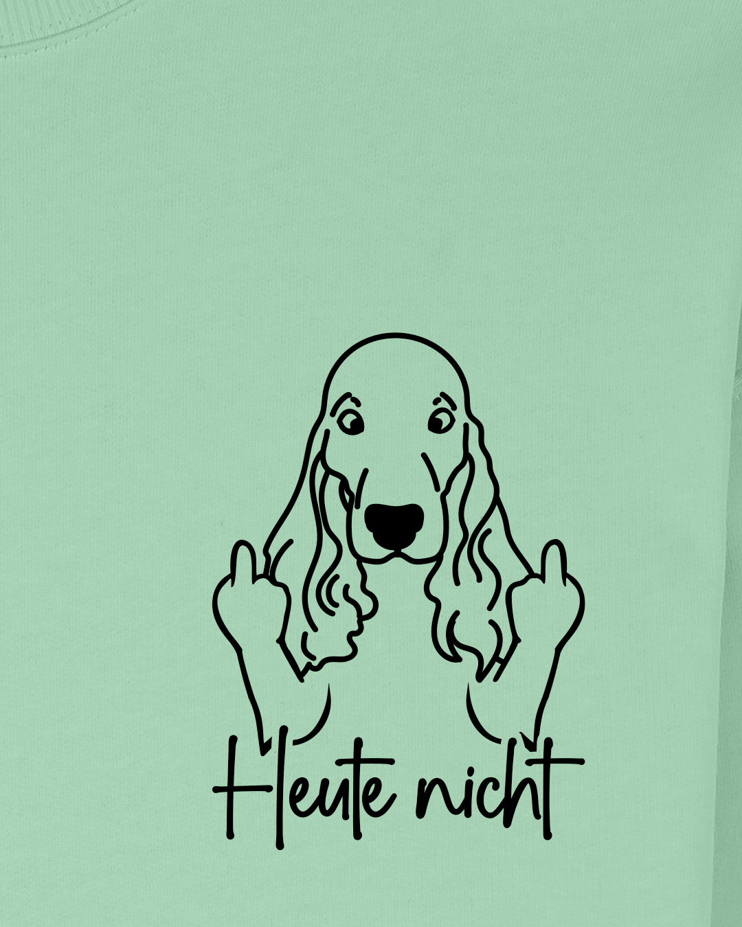 Heute nicht - Cocker Spaniel - Motiv