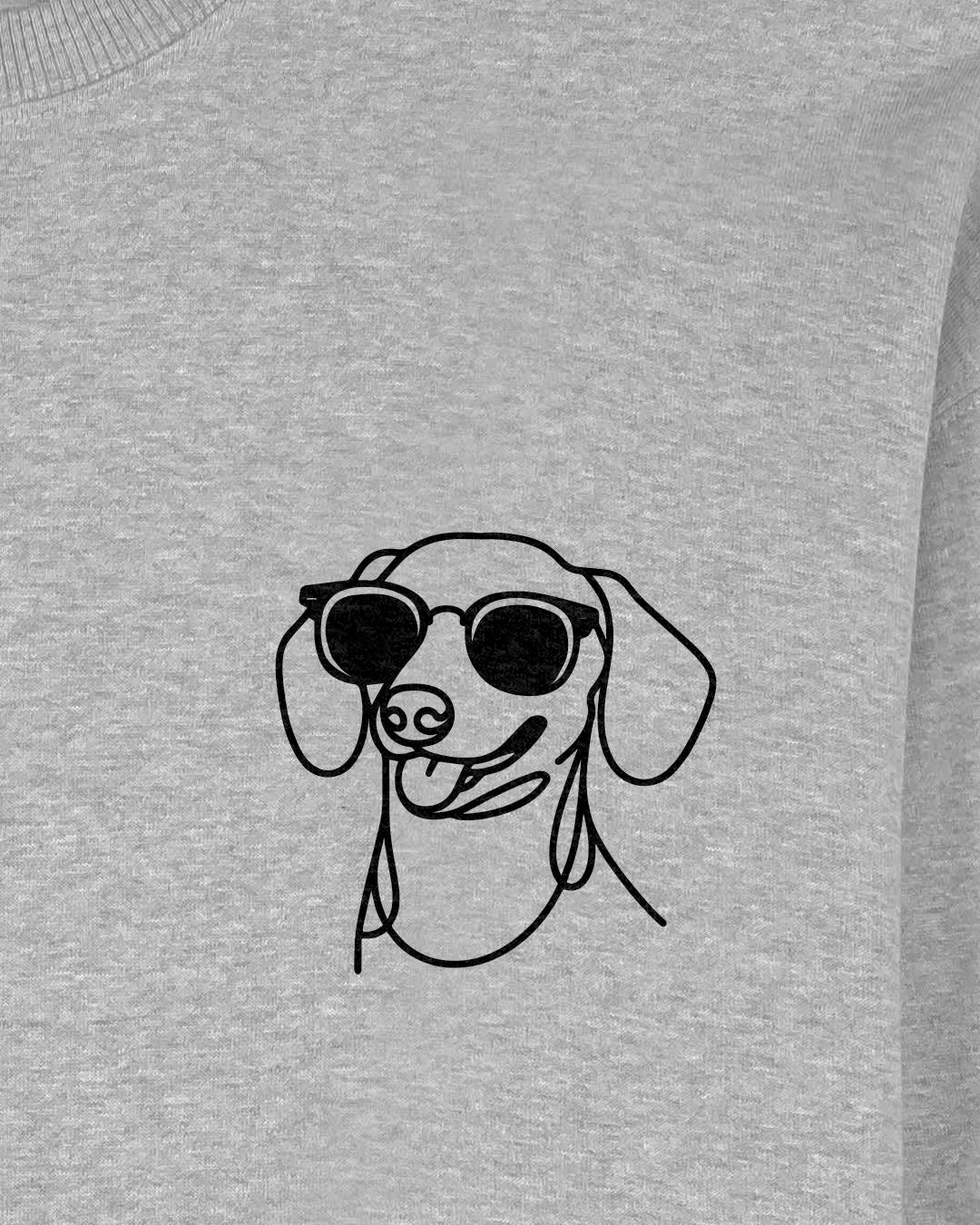 Line Art - Cooler Dackel (Kurzhaar) - Motiv