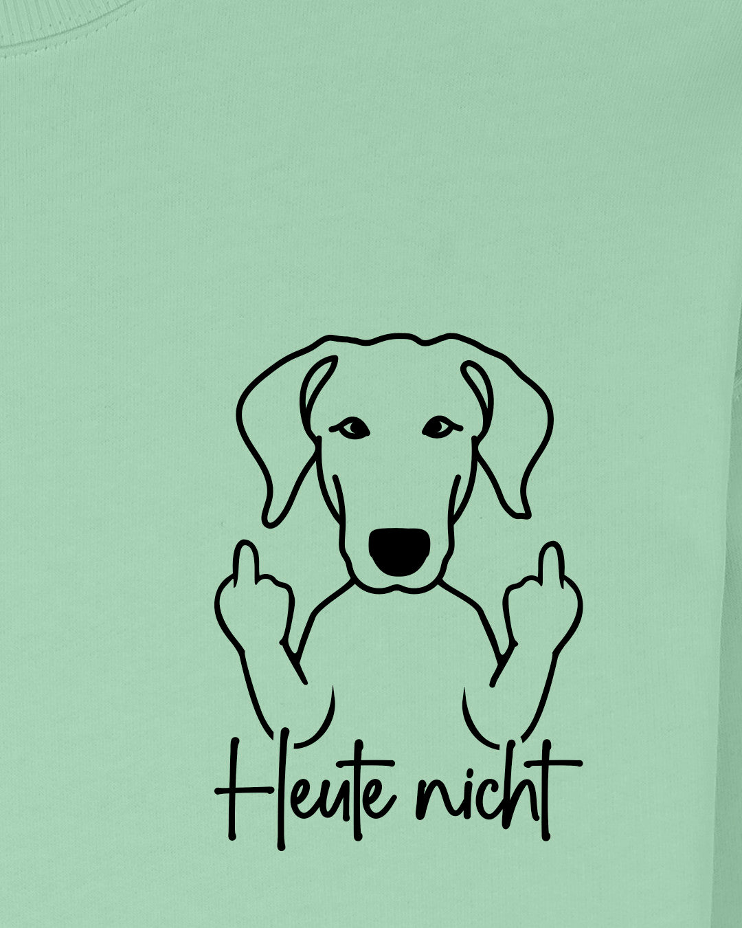 Heute nicht - Dobermann - Motiv