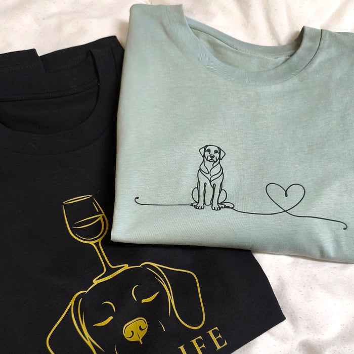 Kollektionen: Dog Life Balance und Line Art Hund mit Herz