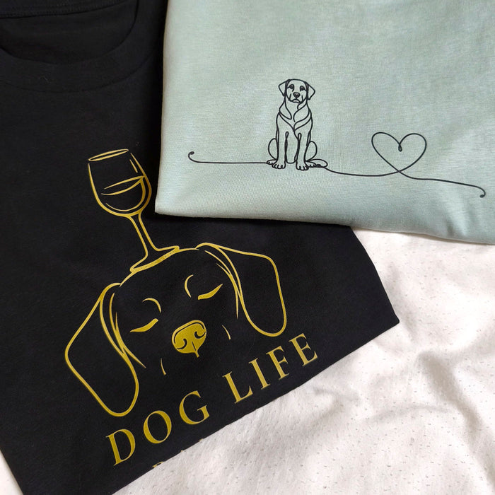 Kollektionen: Dog Life Balance und Line Art Hund mit Herz