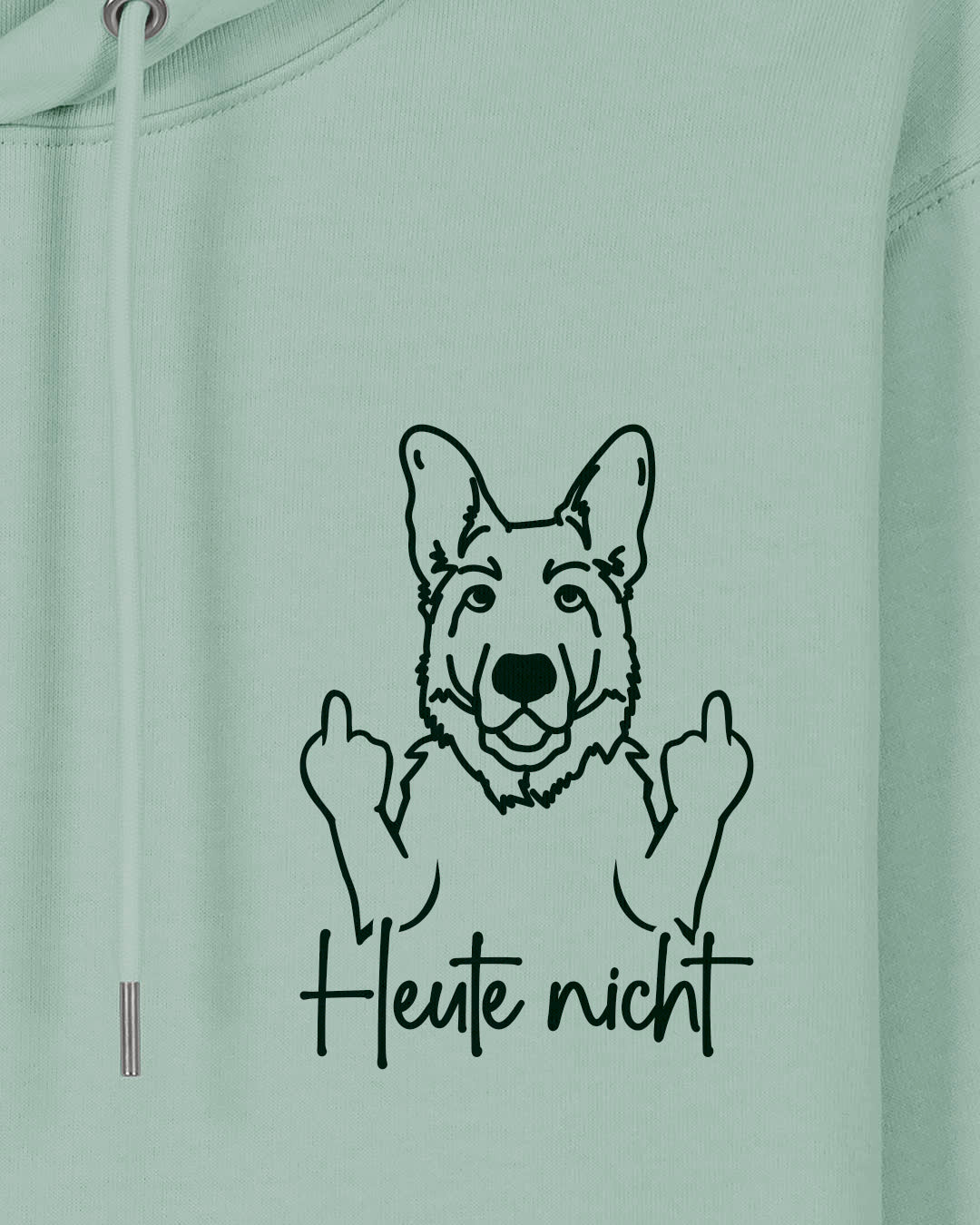 Heute nicht - Deutscher Schäferhund - Motiv