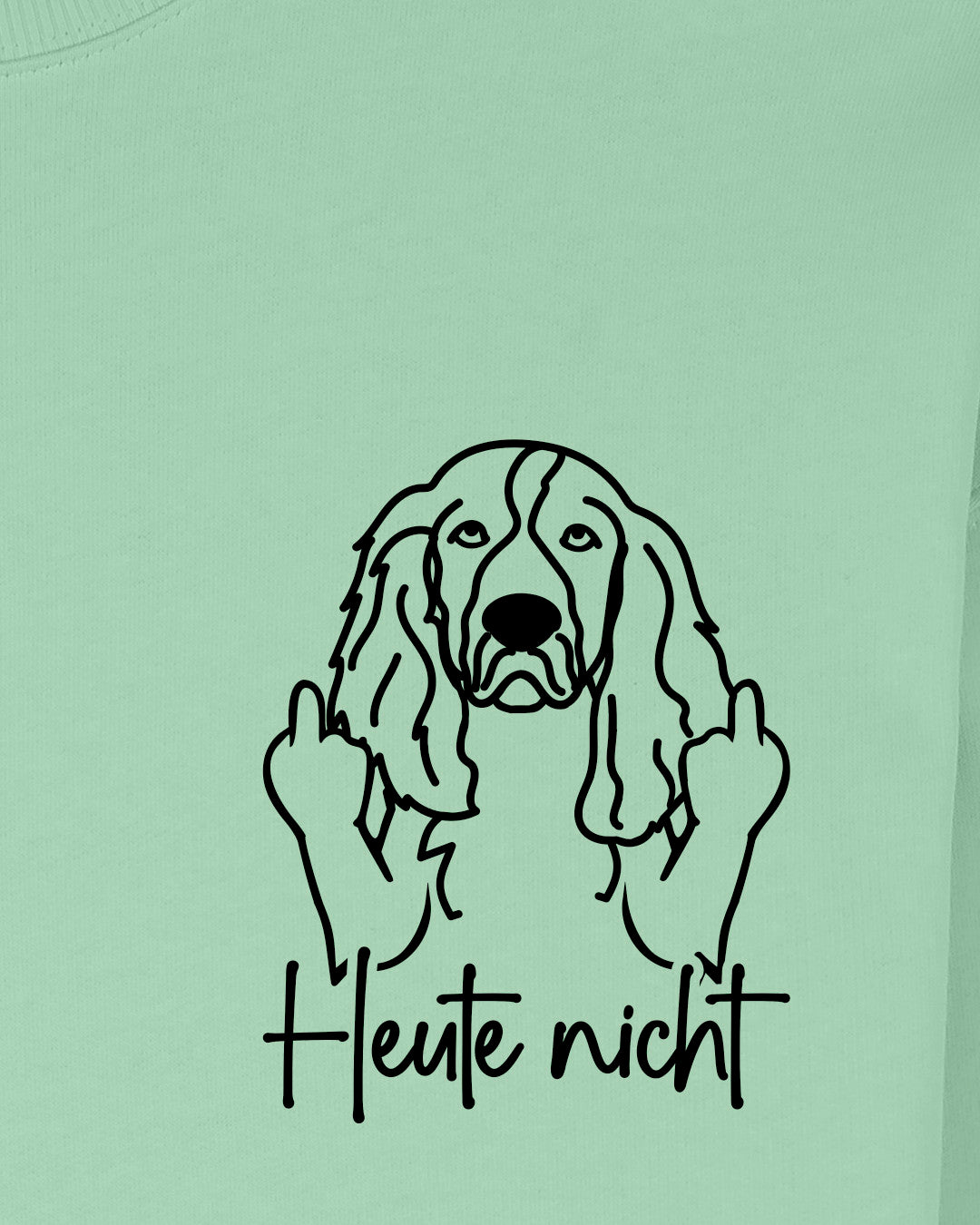 Heute nicht - English Springer Spaniel - Motiv