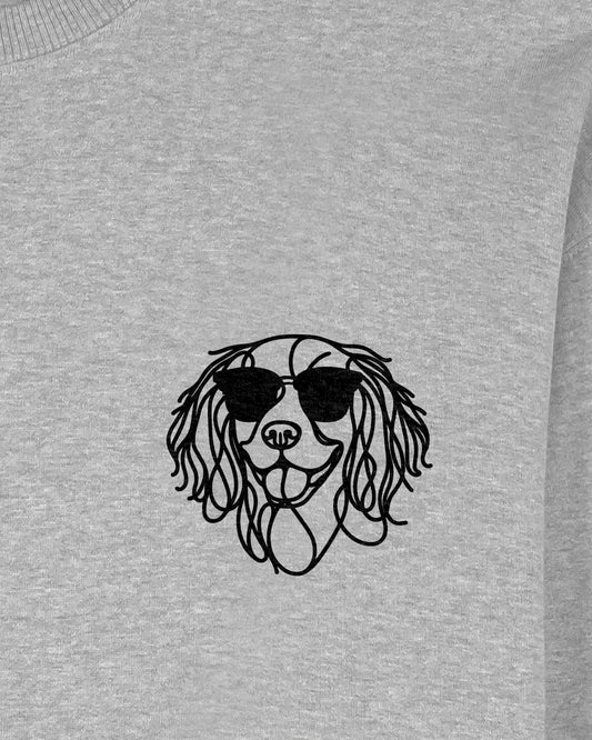 Line Art - Cooler English Springer Spaniel - Motiv
