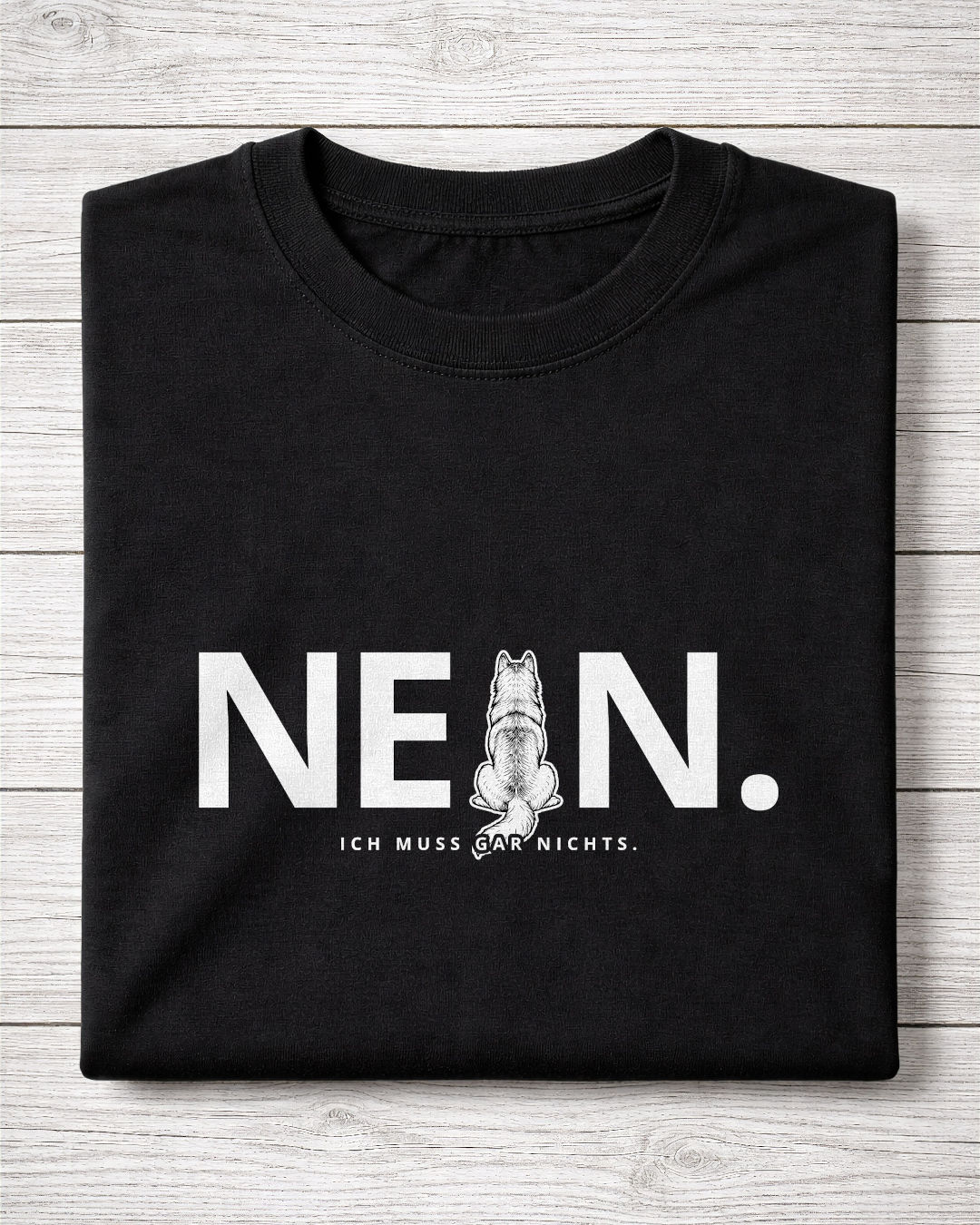 Motiv nah - Nein. Ich muss gar nichts. - Husky