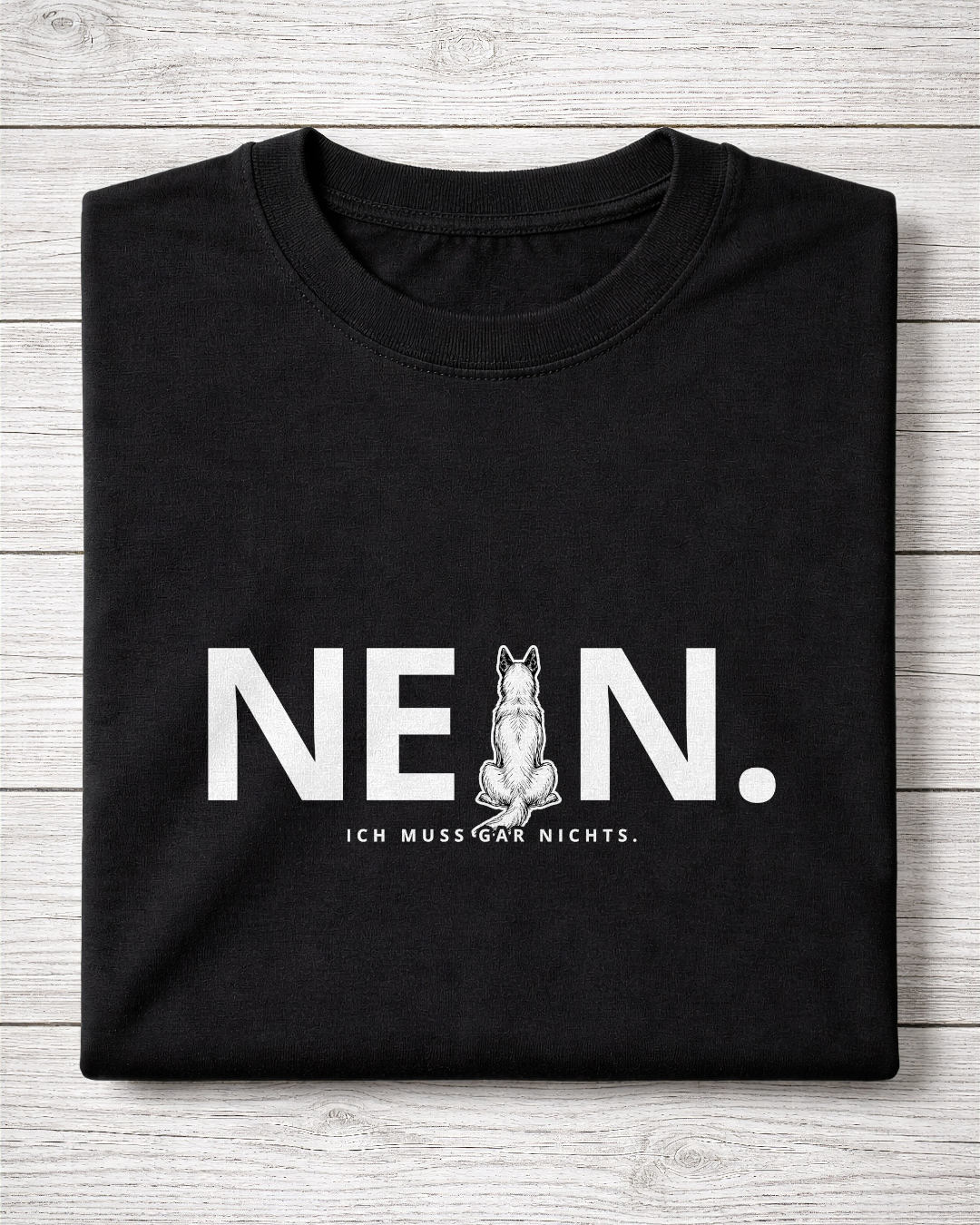 Motiv nah - Nein.Ich muss gar nichts. - Malinois