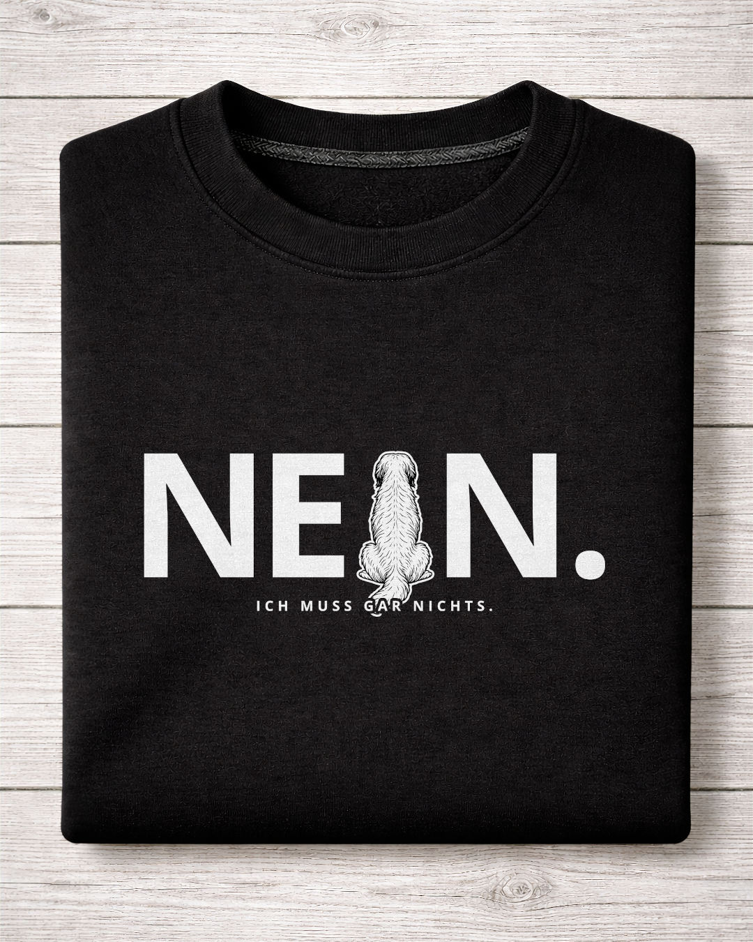 Motiv nah - Nein. Ich muss gar nichts. - Briard