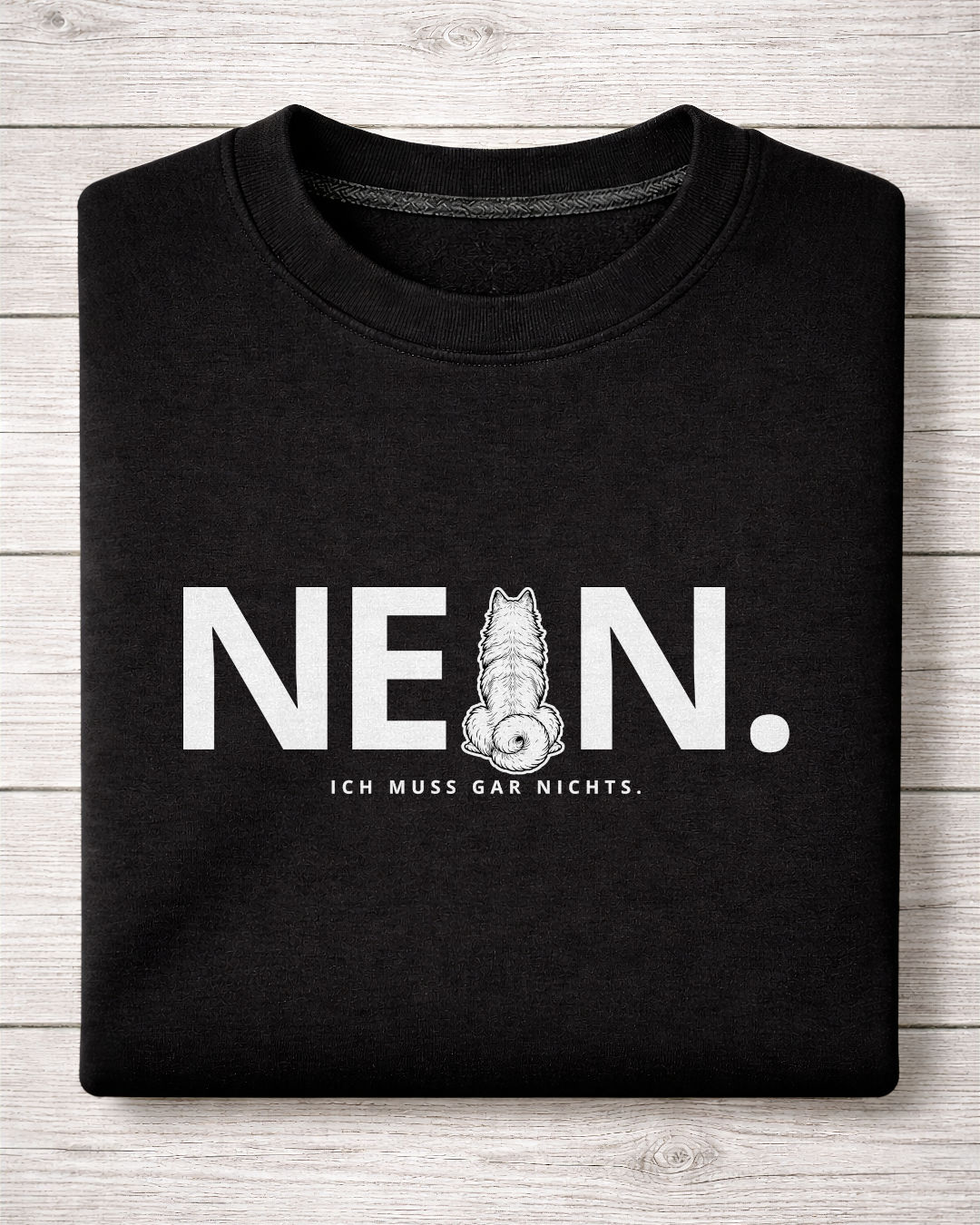 Motiv nah - Nein. Ich muss gar nichts. - Eurasier