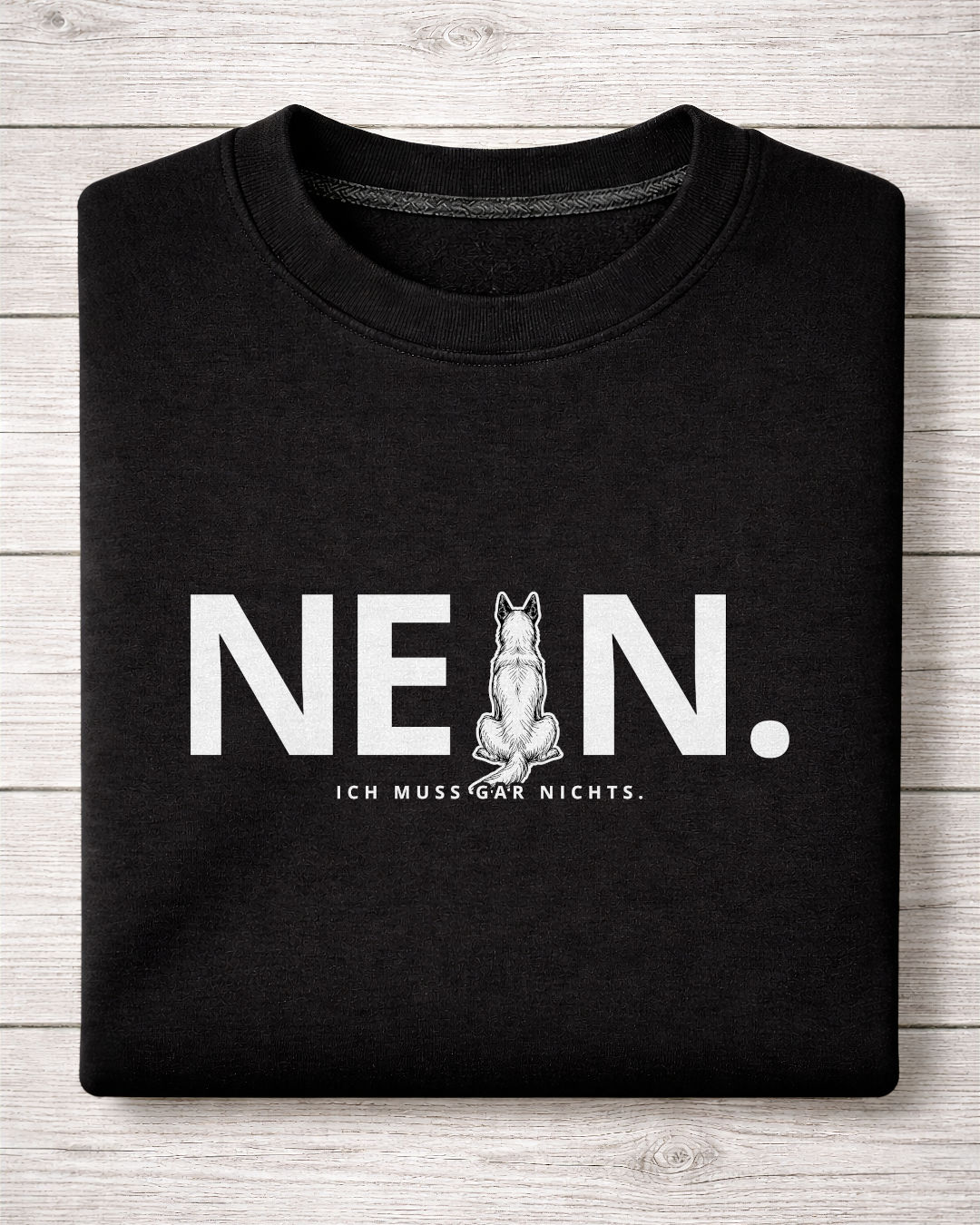 Motiv nah - Nein.Ich muss gar nichts. - Malinois