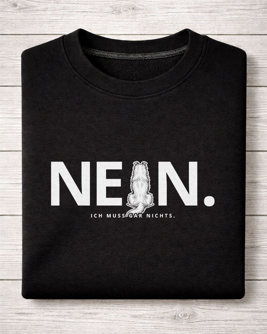 Motiv nah - Nein. Ich muss gar nichts. - Shetland Sheepdog