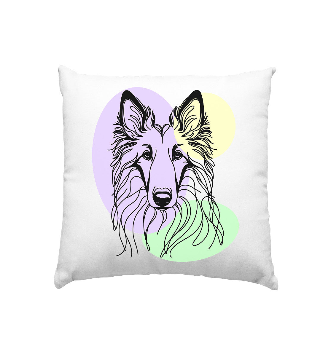 Line Art - Süßer Tervueren - Kissen 40x40cm
