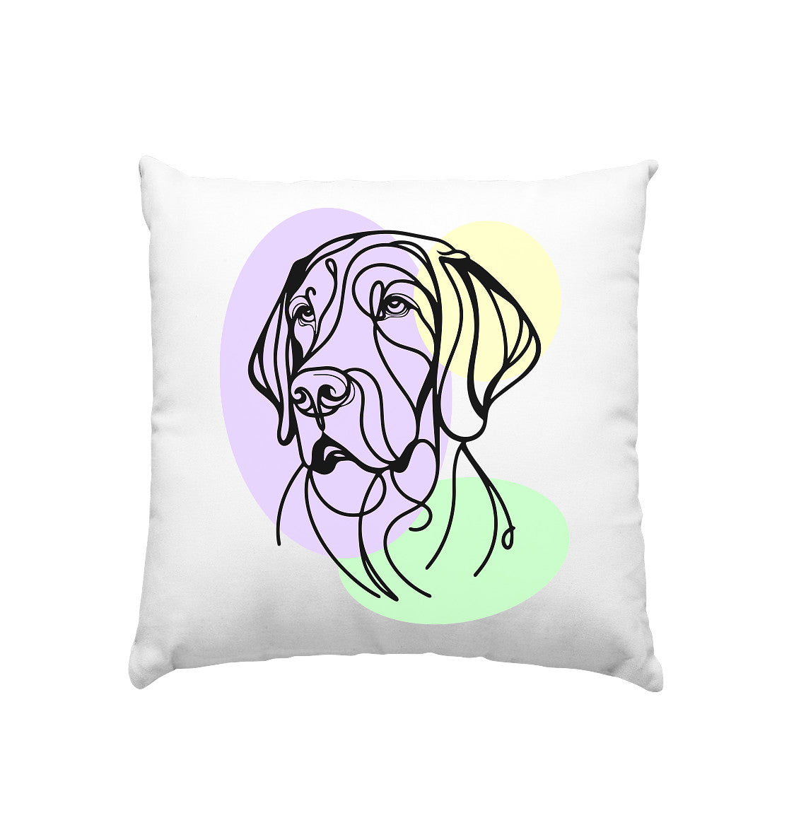 Line Art - Süßer Deutsch Kurzhaar - Kissen 40x40cm