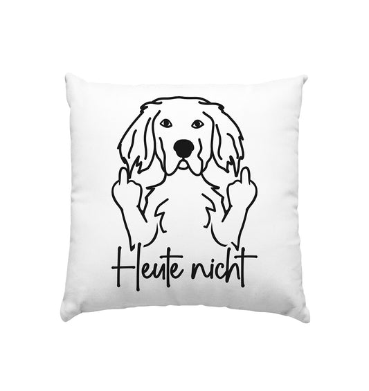 Heute nicht - English Setter - Kissen 40x40cm
