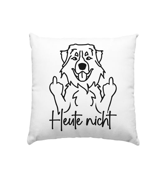 Heute nicht - Berner Sennenhund - Kissen 40x40cm