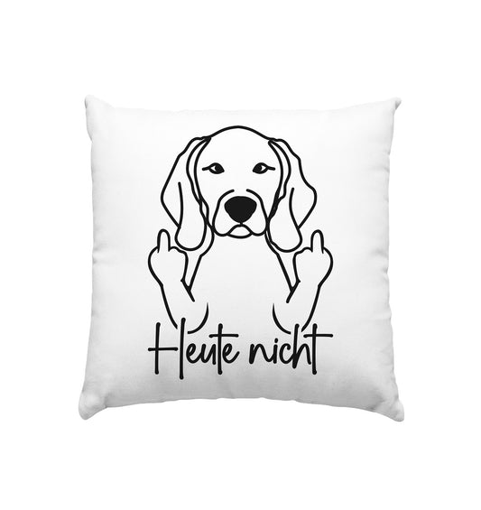 Heute nicht - Weimaraner - Kissen 40x40cm