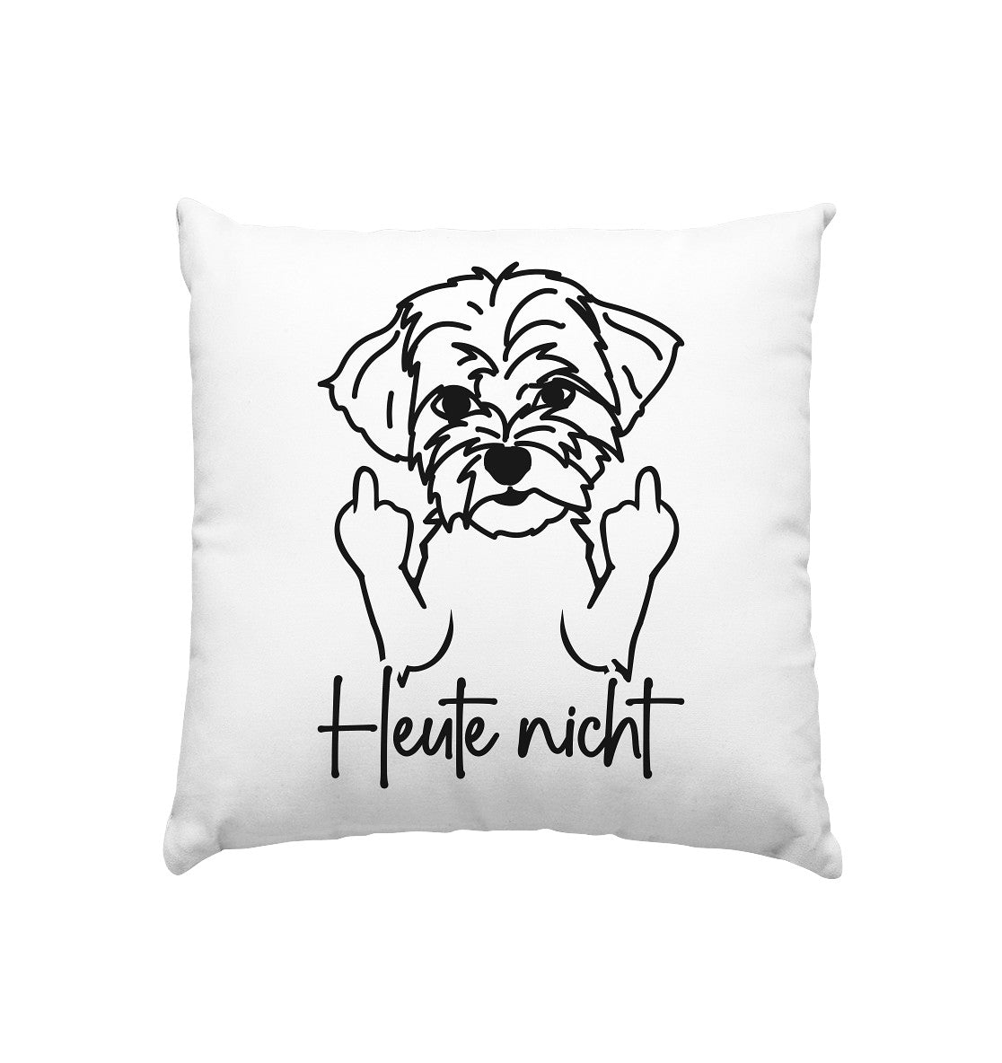 Heute nicht - Shih Tzu - Kissen 40x40cm