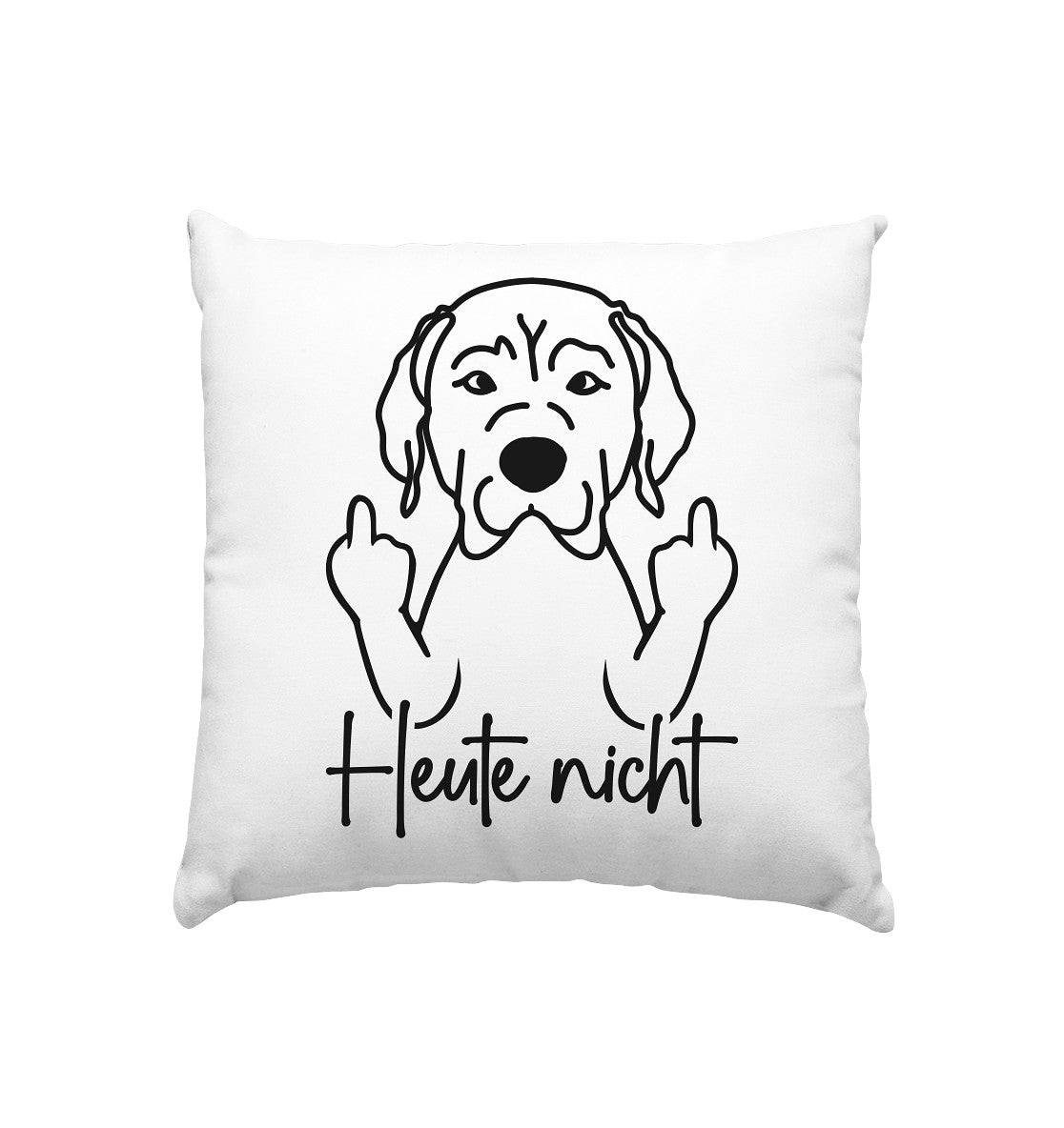 Heute nicht - Rhodesian Ridgeback - Kissen 40x40cm