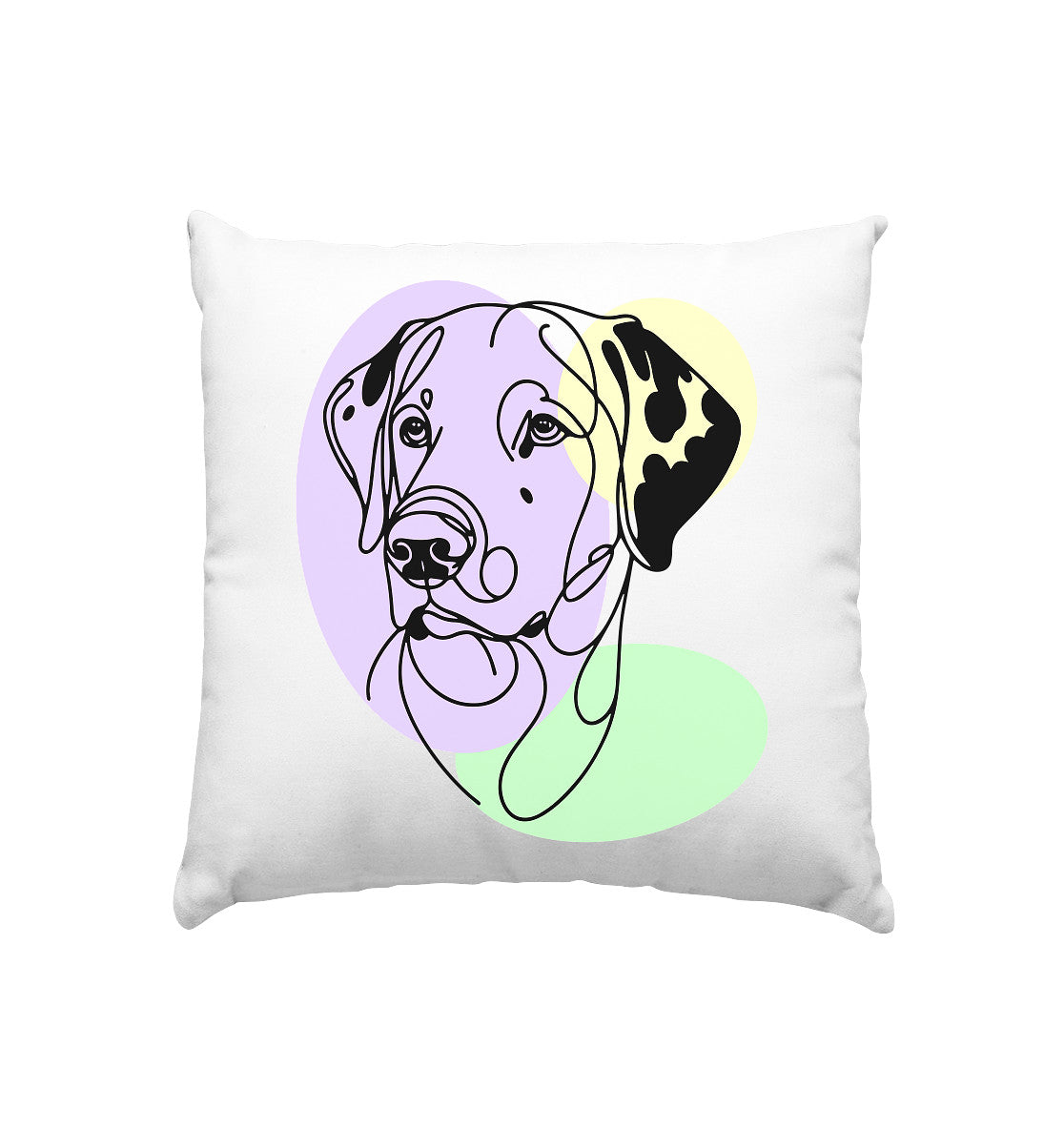 Line Art - Süßer Dalmatiner - Kissen 40x40cm