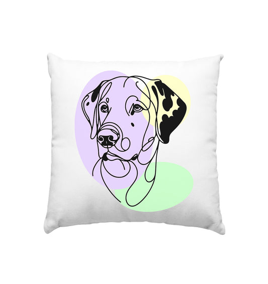 Line Art - Süßer Dalmatiner - Kissen 40x40cm
