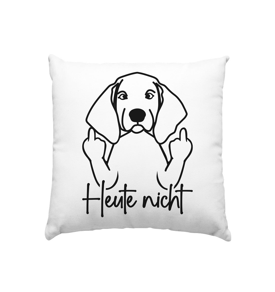 Heute nicht - Vizsla - Kissen 40x40cm