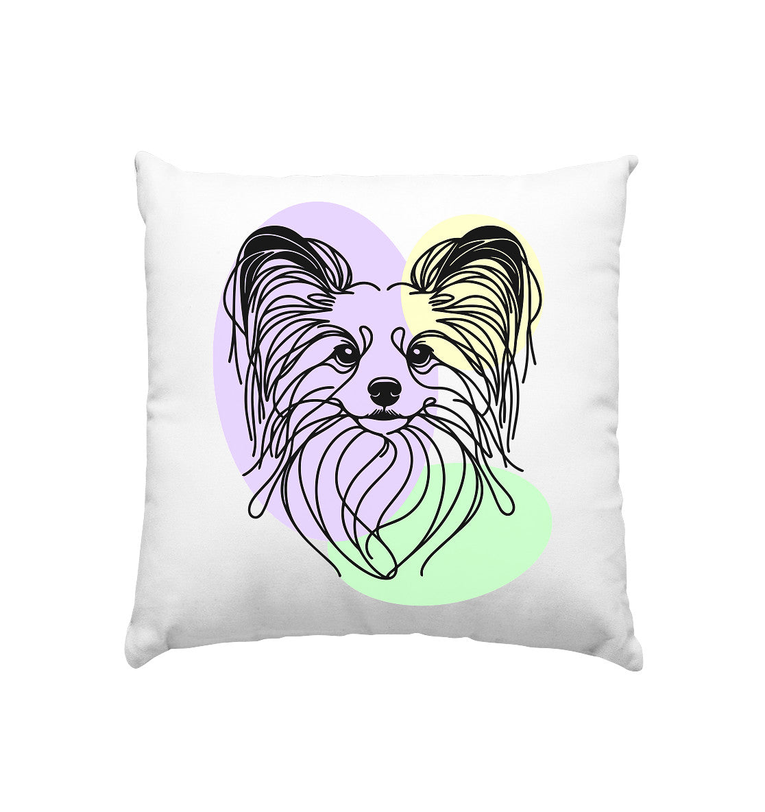 Line Art - Süßer Papillon - Kissen 40x40cm